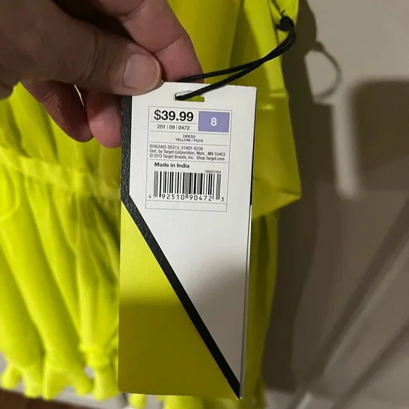 Prabal Gurung Neon Yellow Dress - Picture 4 of 6